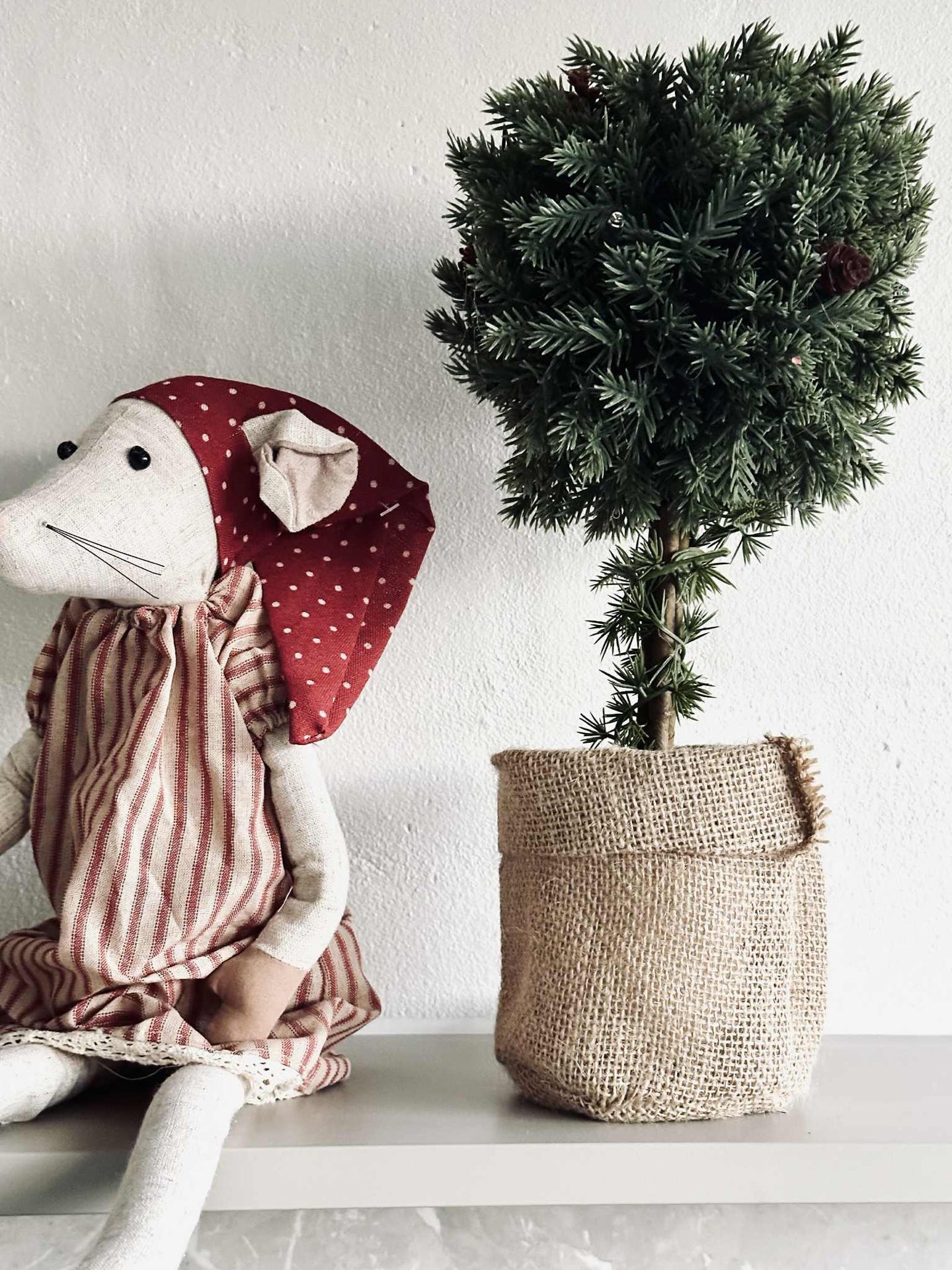 Tre med Lyskjede - 36cm.