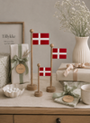 Flagg Dannebrog wood - Flere størrelser