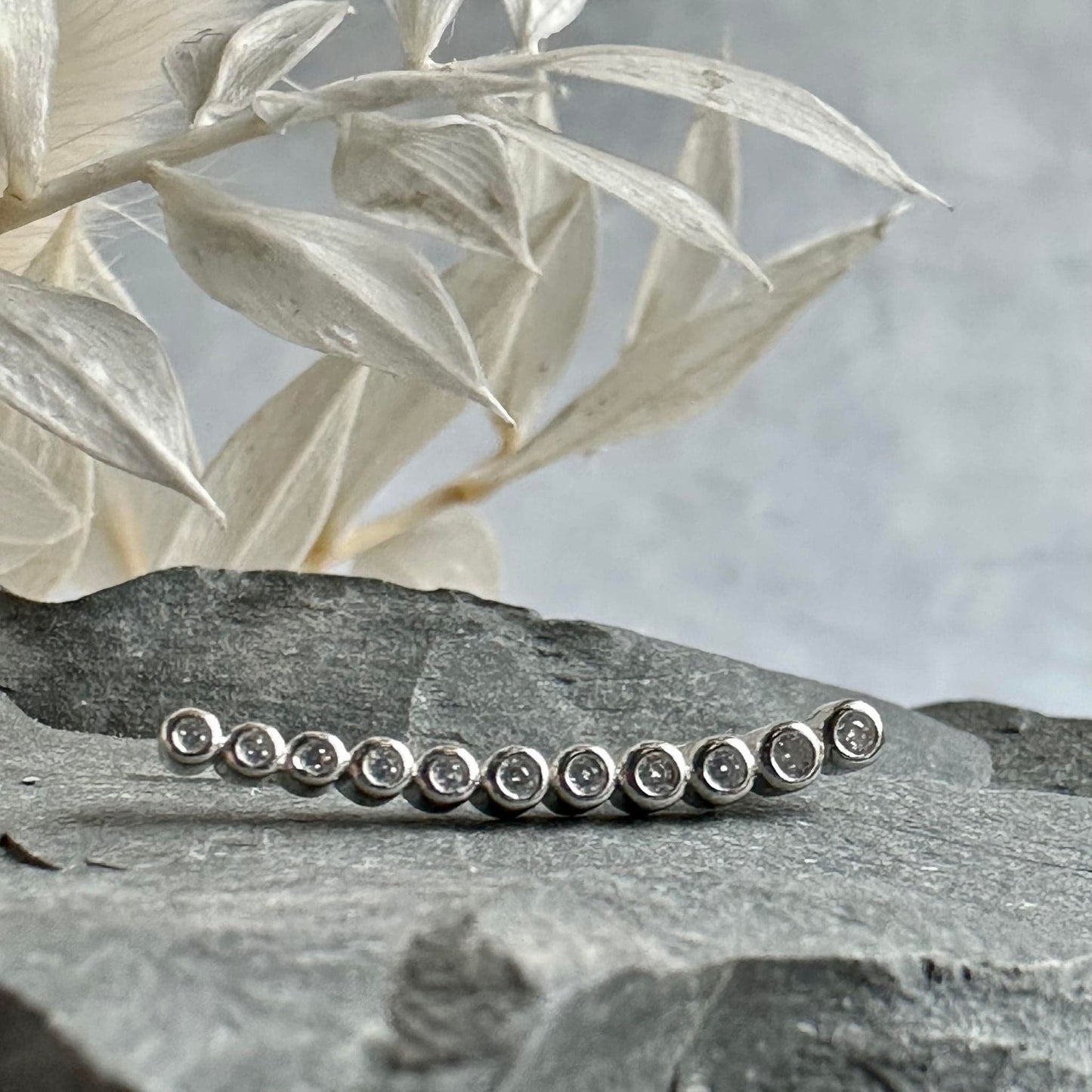 Earclimber Laura Højre - Sterling Silver - VIAMAJA.DK