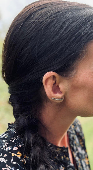 Earclimber Laura Højre - Sterling Silver - VIAMAJA.DK