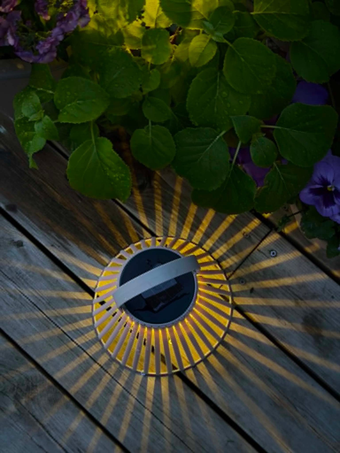 Lanterne Emily solar 24 cm - Flere farger