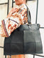 Elegant arbejdstaske / shopper - Sort - VIAMAJA.DK