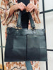 Elegant arbeidstaske / shopper - Svart