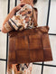 Elegant arbejdstaske / shopper - Walnut - VIAMAJA.DK