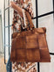 Elegant arbejdstaske / shopper - Walnut - VIAMAJA.DK