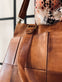 Elegant arbejdstaske / shopper - Walnut - VIAMAJA.DK