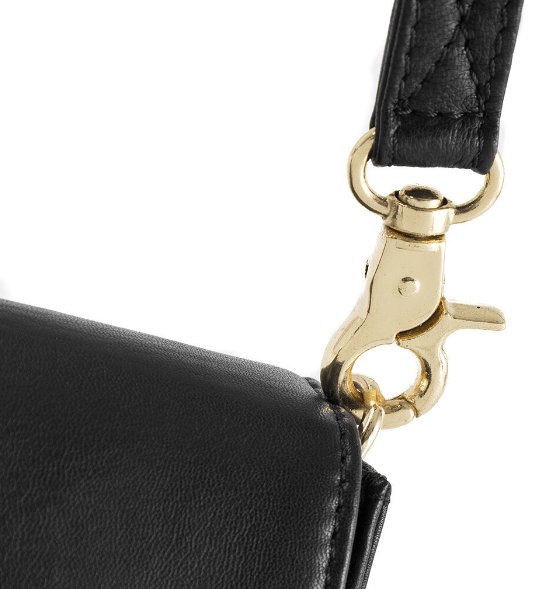 Elegant clutch – Black / gold - VIAMAJA.DK