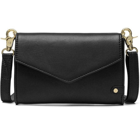 Elegant clutch – Black / gold - VIAMAJA.DK