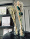 Evighedsbuket med vase - Mix farver 36cm - VIAMAJA.DK