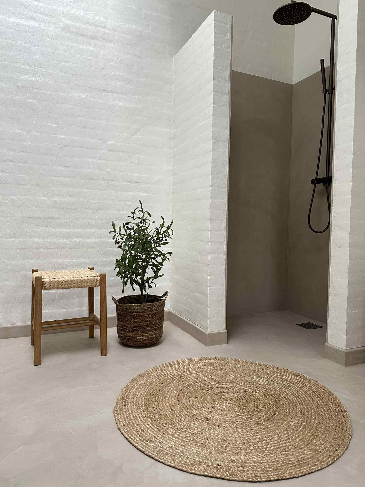 Jute gulvteppe - 90 cm