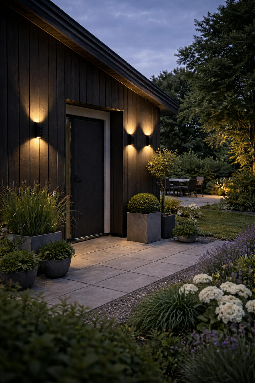 Vegglampe med solceller – Up & Down 4 stk