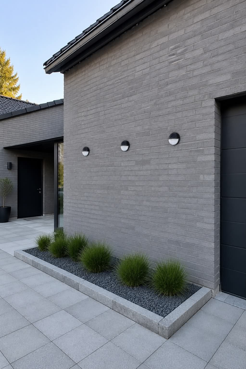 Vegglampe med solceller – Sett med 4 stk