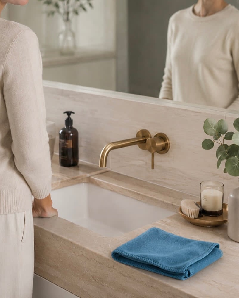 Microfiberklut Anti dust - Perfekt for glass og speil