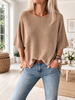 Bluse Sia Camel – Oversize