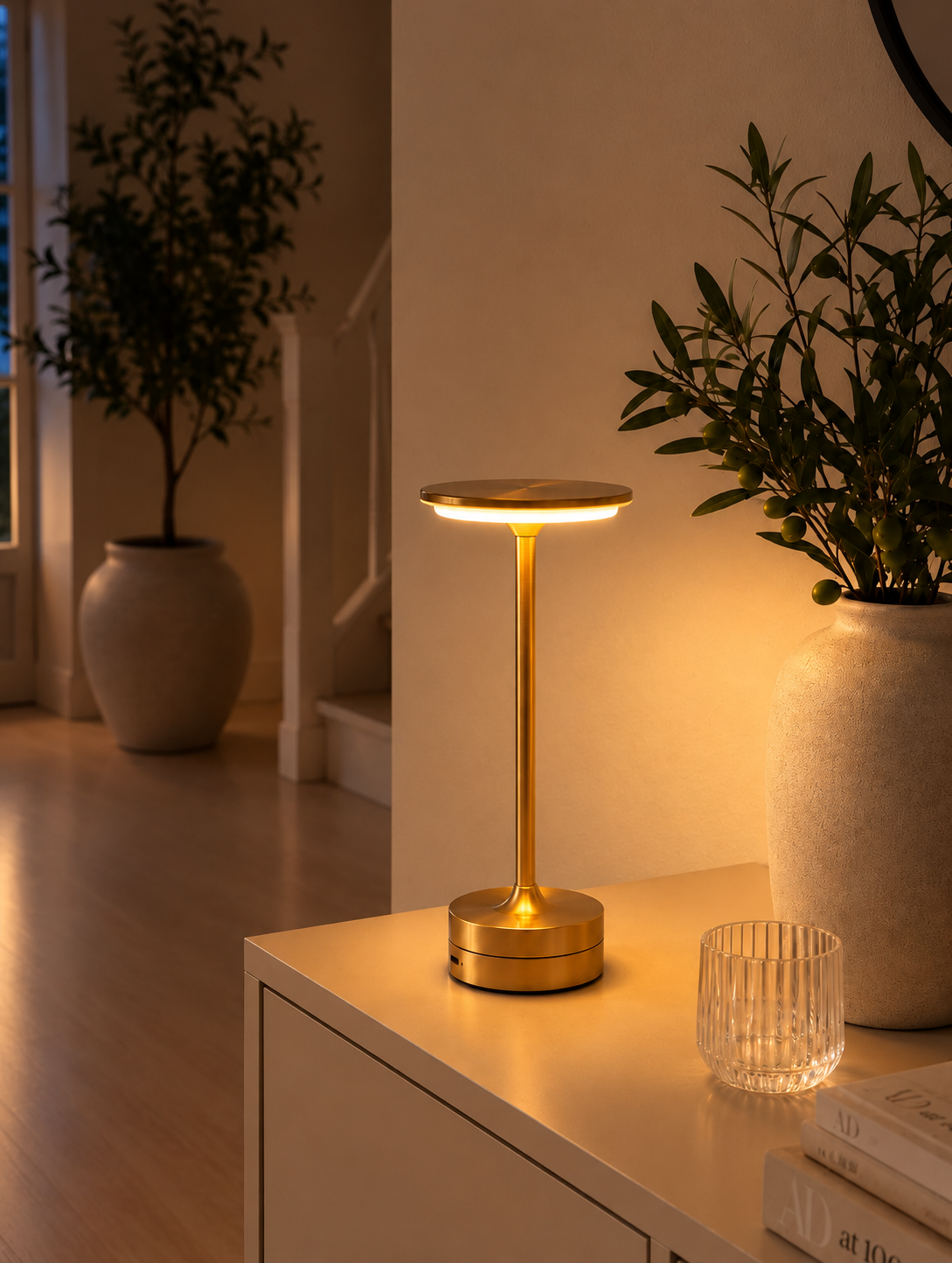 LED Bordlampe oppladbar – Lux Golden