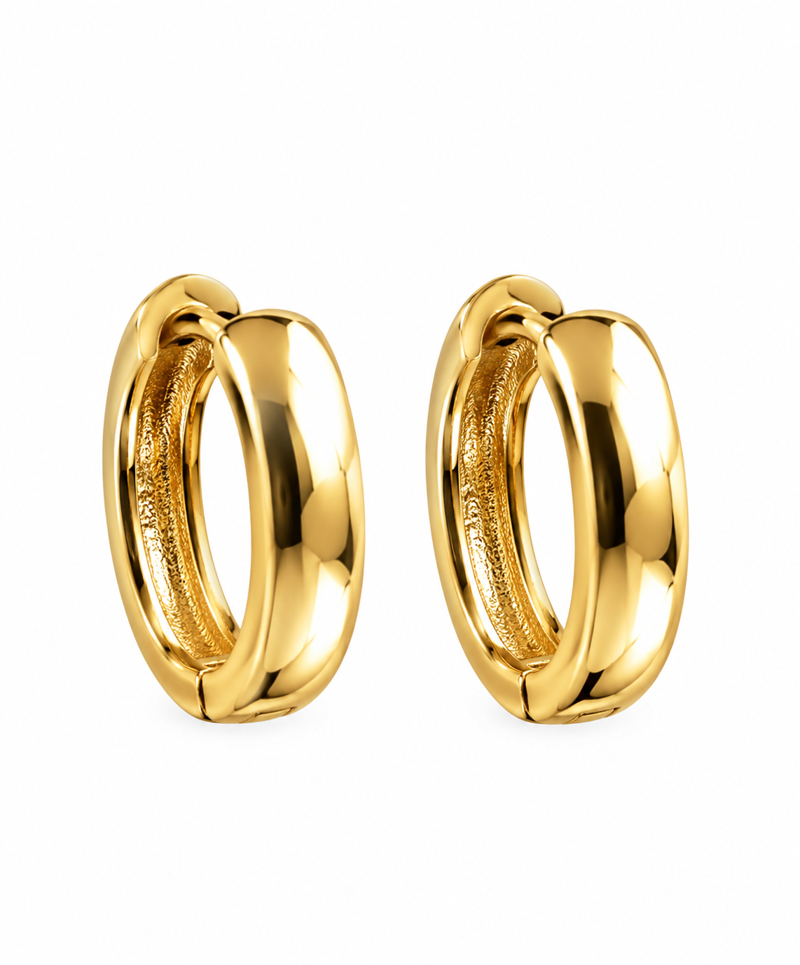 Øreringer Alicia golden 18K forgylt Sterling sølv