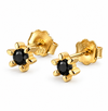 Ørestikker GIA – Black 18K forgylt