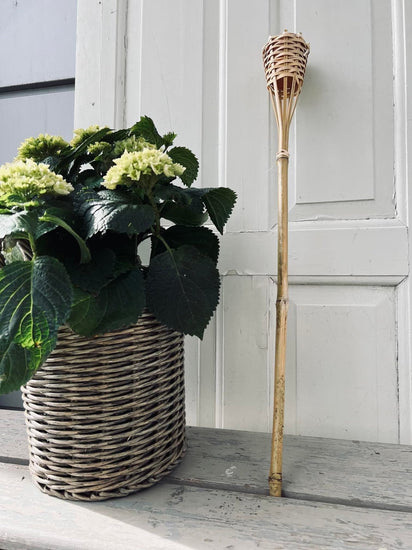 Fakkel med myggelys - Citronella 76cm - Sæt af 2 stk - VIAMAJA.DK