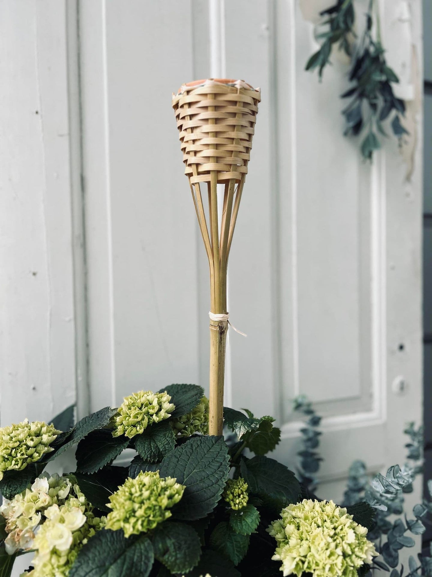 Fakkel med myggelys - Citronella 76cm - Sæt af 2 stk - VIAMAJA.DK
