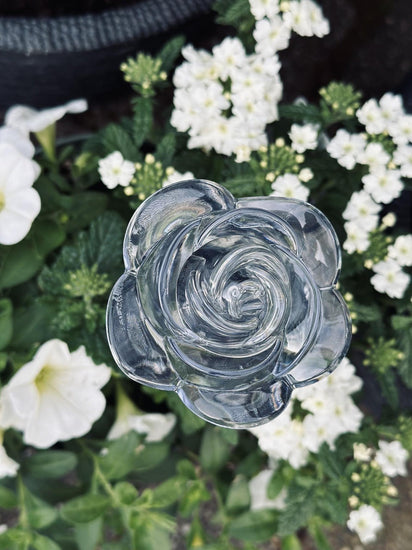 Fakkel med solceller FLOWER – Sæt med 4 stk - VIAMAJA.DK