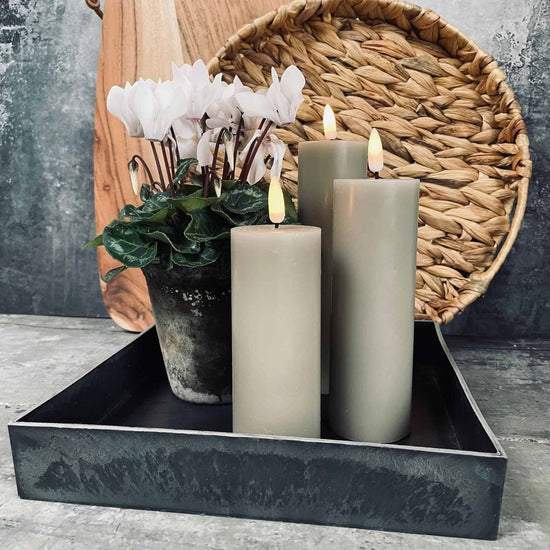 Firkantet bakke i beton look – Mellem - VIAMAJA.DK