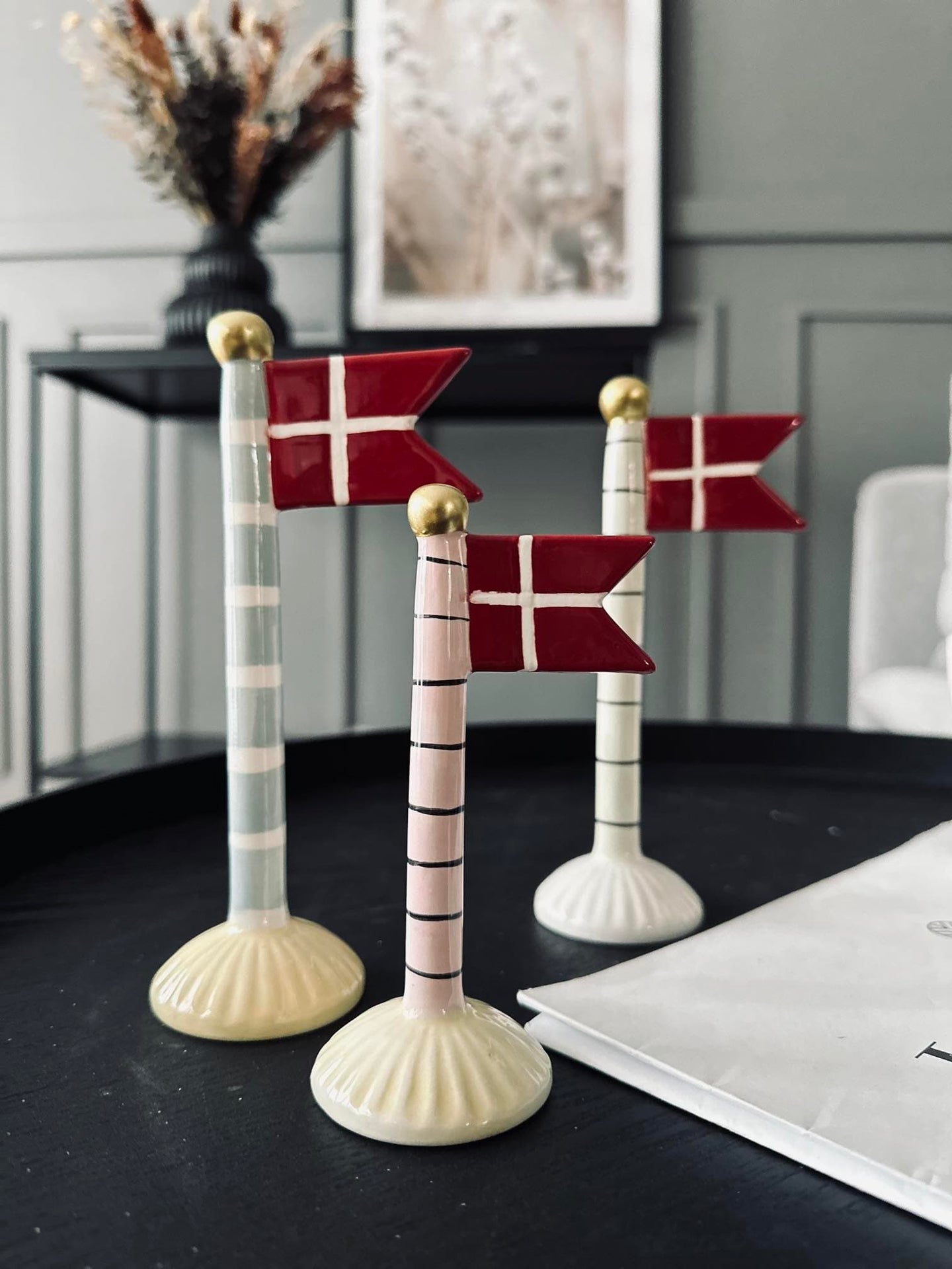 Flag keramik - Mix H 19cm - VIAMAJA.DK
