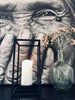 Flaske / vase i klart glass