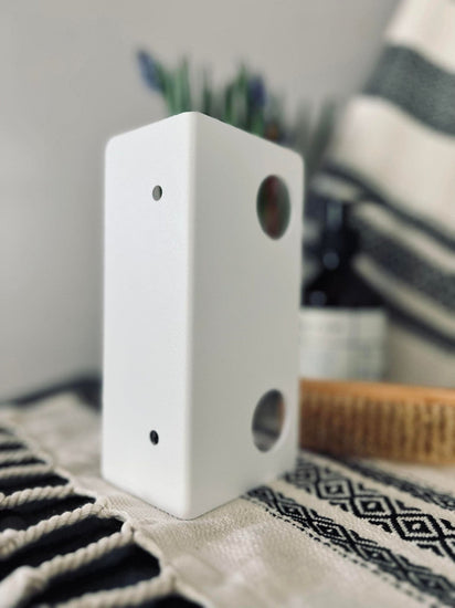 Flaskeholder - Hvid til 2. Flasker - VIAMAJA.DK