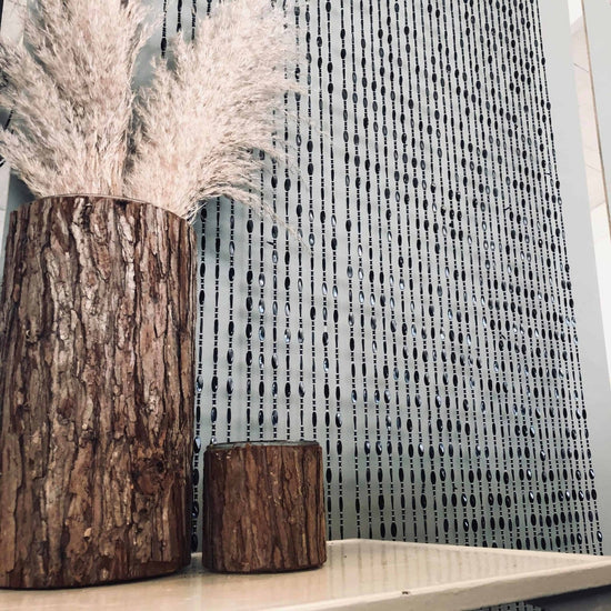 Flueforhæng i sorte perler - VIAMAJA