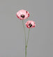 Folie-blomst med 2 hoveder - Lys Rosa - VIAMAJA.DK