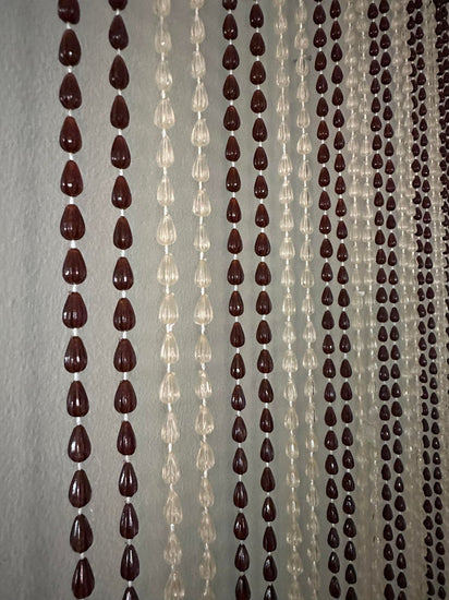 Forhæng i flotte perler – 90 x 200 cm - VIAMAJA.DK