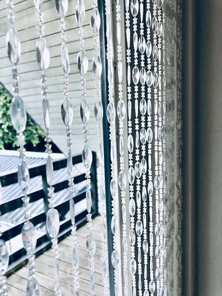 Forhæng i klare perler - VIAMAJA.DK