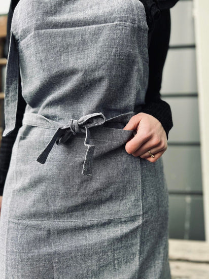 Forklæde - Blå - VIAMAJA.DK