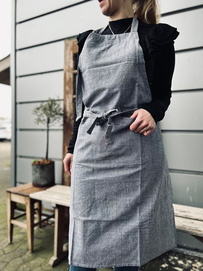 Forklæde - Blå - VIAMAJA.DK