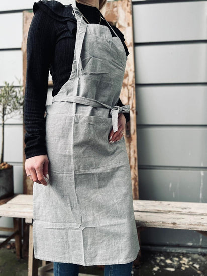 Forklæde - Grå - VIAMAJA.DK