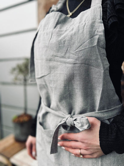 Forklæde - Grå - VIAMAJA.DK