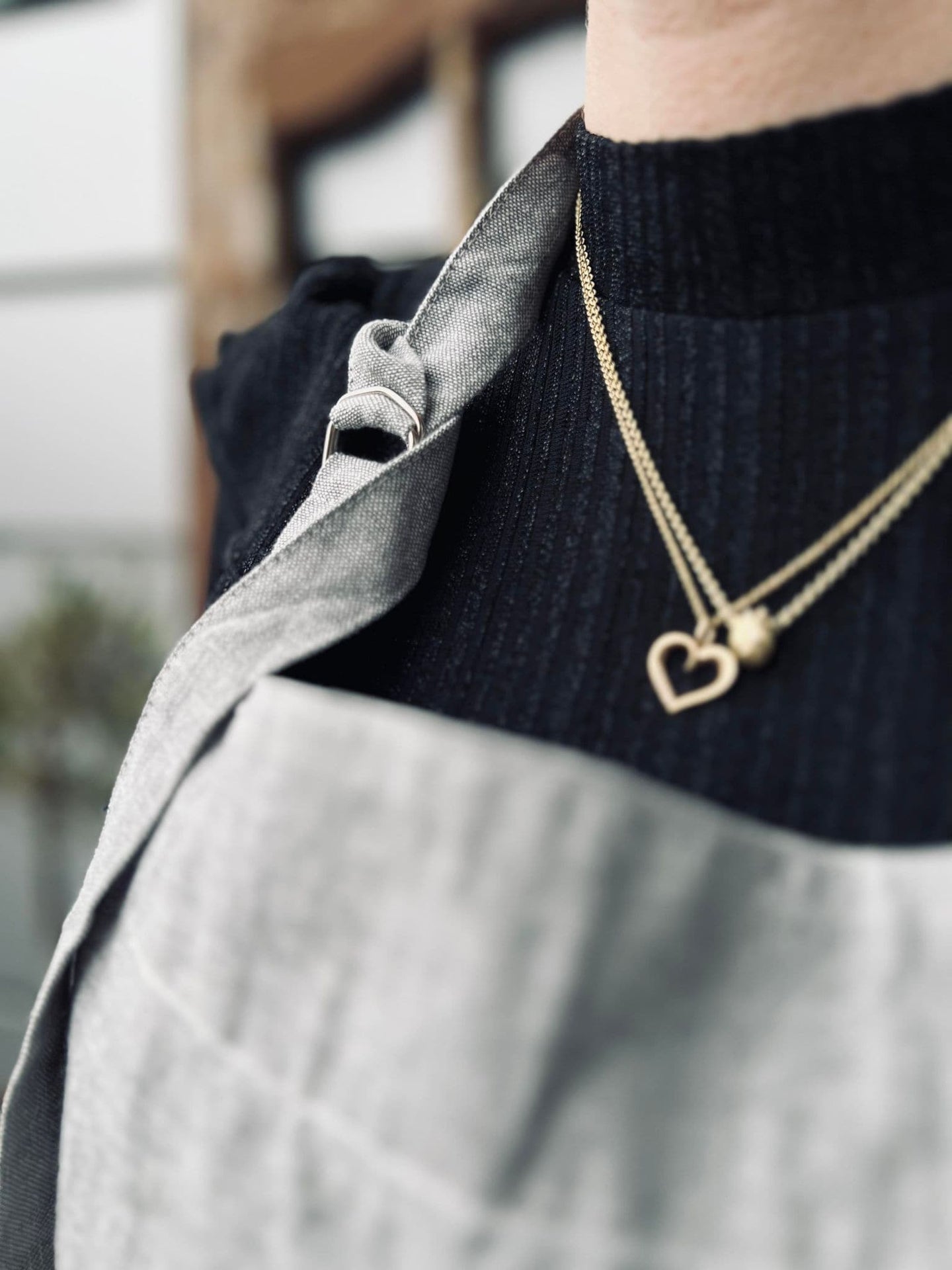 Forklæde - Grå - VIAMAJA.DK