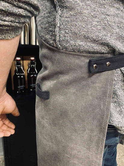 Forklæde Kanvas – Grå - VIAMAJA.DK