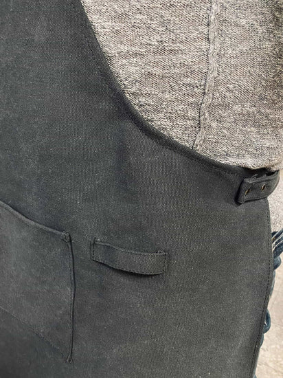 Forklæde Kanvas - Sort - VIAMAJA.DK