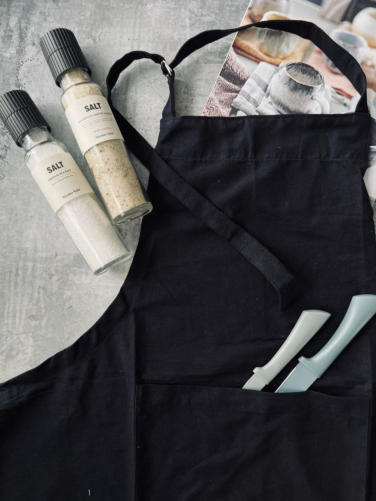 Forklæde - Sort - VIAMAJA.DK