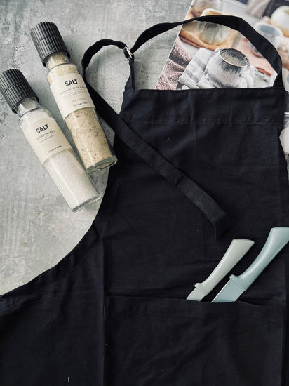 Forklæde - Sort - VIAMAJA.DK