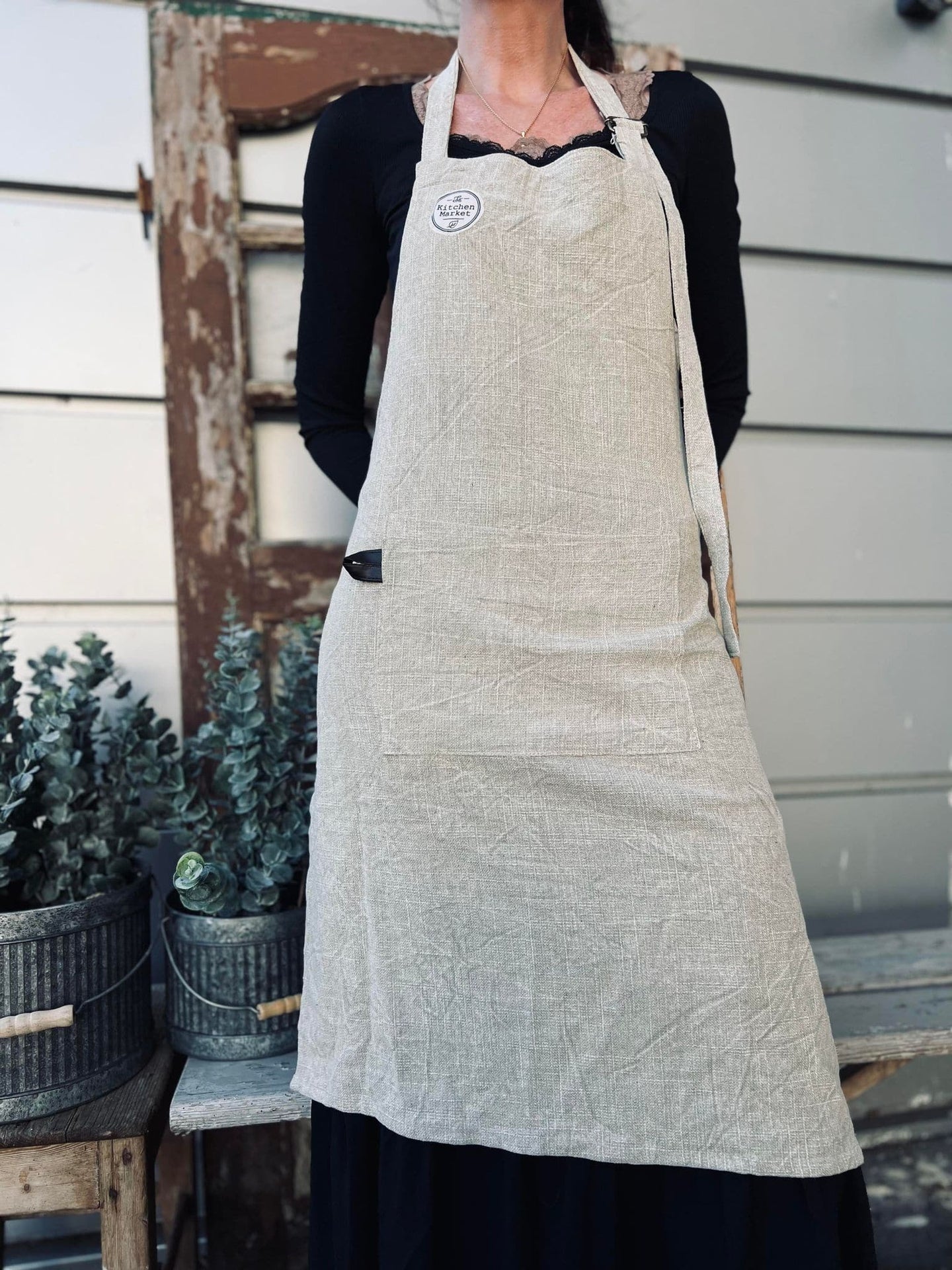 Forklæde - Stone wash - VIAMAJA.DK
