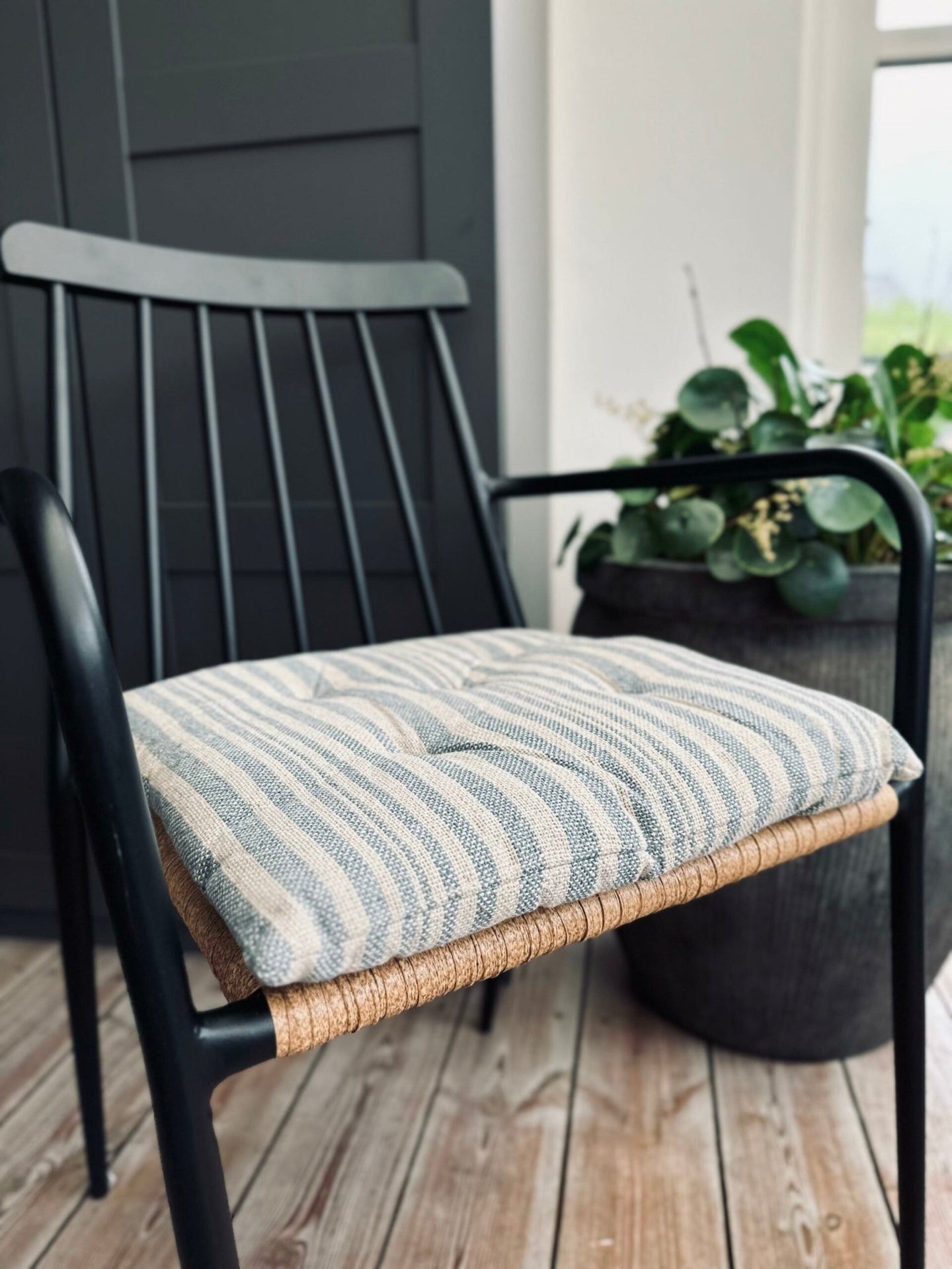 Futon 40×40 SKAGEN blå/natur - VIAMAJA.DK