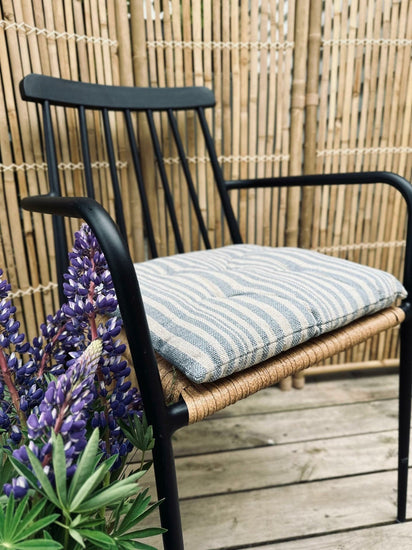Futon 40×40 SKAGEN blå/natur - VIAMAJA.DK