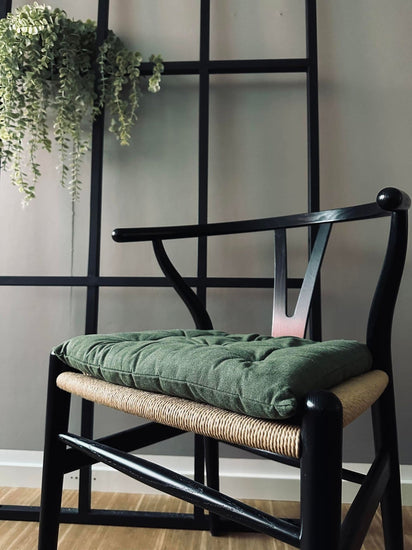 Futon 40x40 Grøn bomuld - VIAMAJA.DK