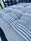 Futon hynde – Blå med hvide striber - 40×40 - VIAMAJA.DK