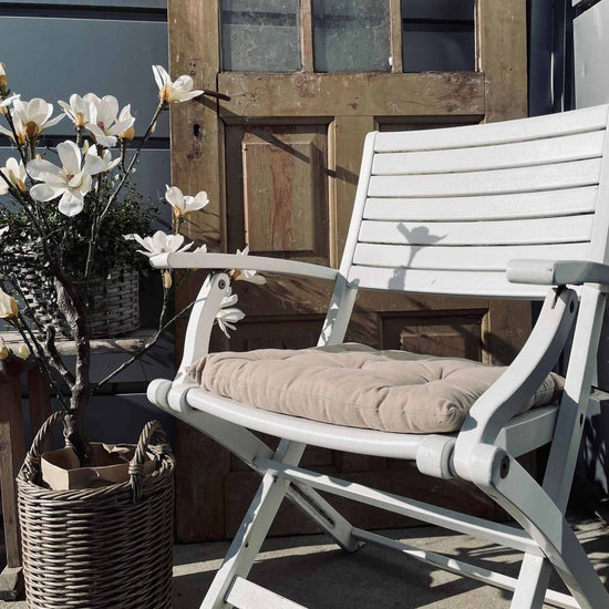 Futon hynde – Sand – 40×40 - VIAMAJA.DK