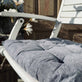 Futon hynde – Støvet Blå – 40×40 - VIAMAJA.DK
