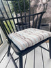 Futon-hynde – Stripet lys blå / sand – 40×40