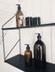 Genbrugsflaske med pumpe – 250 ml – Brunt glas - VIAMAJA.DK